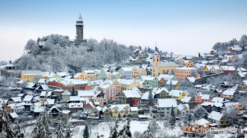 Зима в Чехии